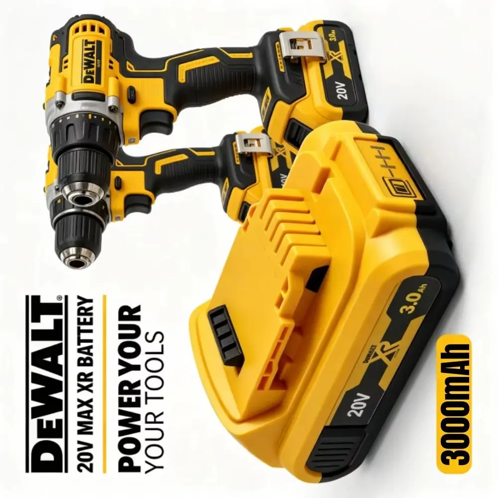 DEWALT 20V 3AH Battery Original Compatible for DCF900 DCD887 DCF512 DCB115 DCB118 DCB200 Power Tools Equipment