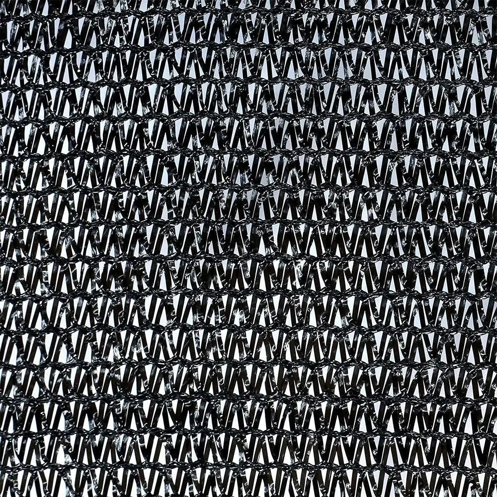 10x20ft 70% Sun Shade Cloth Mesh Tarp with Grommets for Plant Cover Patio Canopy Garden Pergola Greenhouse Car Barn Kennel Black