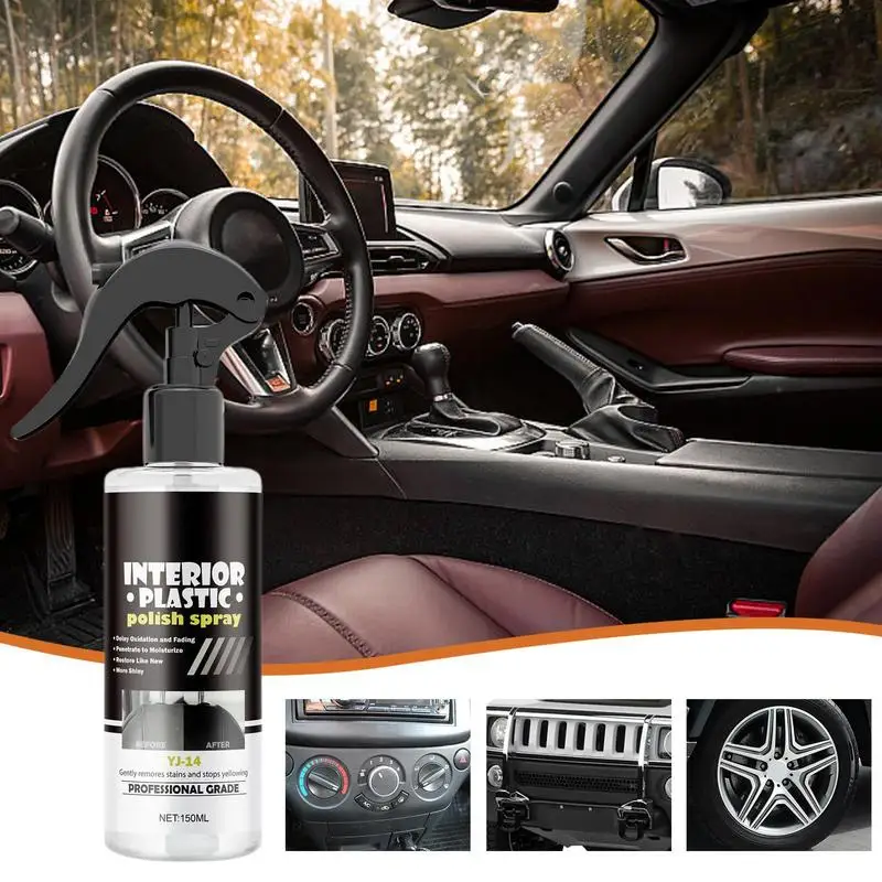 Renovator For Car Interior Cleaning 150ml Interior Renovator Polish Cleaner Safe Effective Renovated Coating Retreading Agent