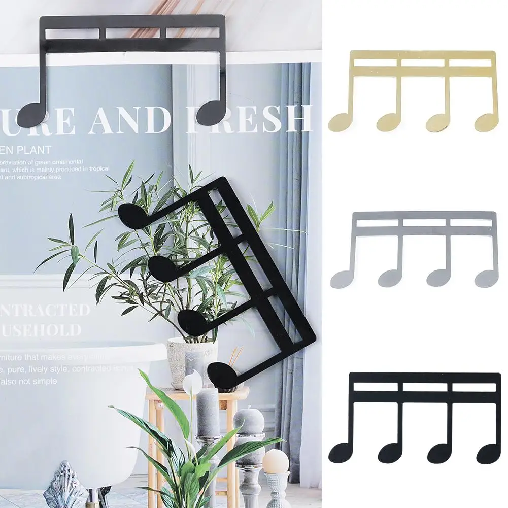 1PC Pianos Stand Song Book Page Holder Clip Music Score Sheet Portable Keyboard Clips Textbook Note Clamp Metal O1L2