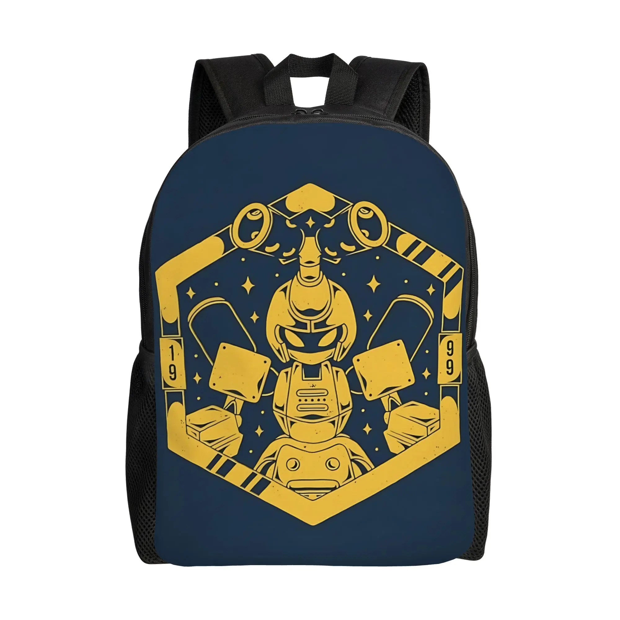 

1Piece Medabots Laptop Bag Yellow Backpack New Semester Begins