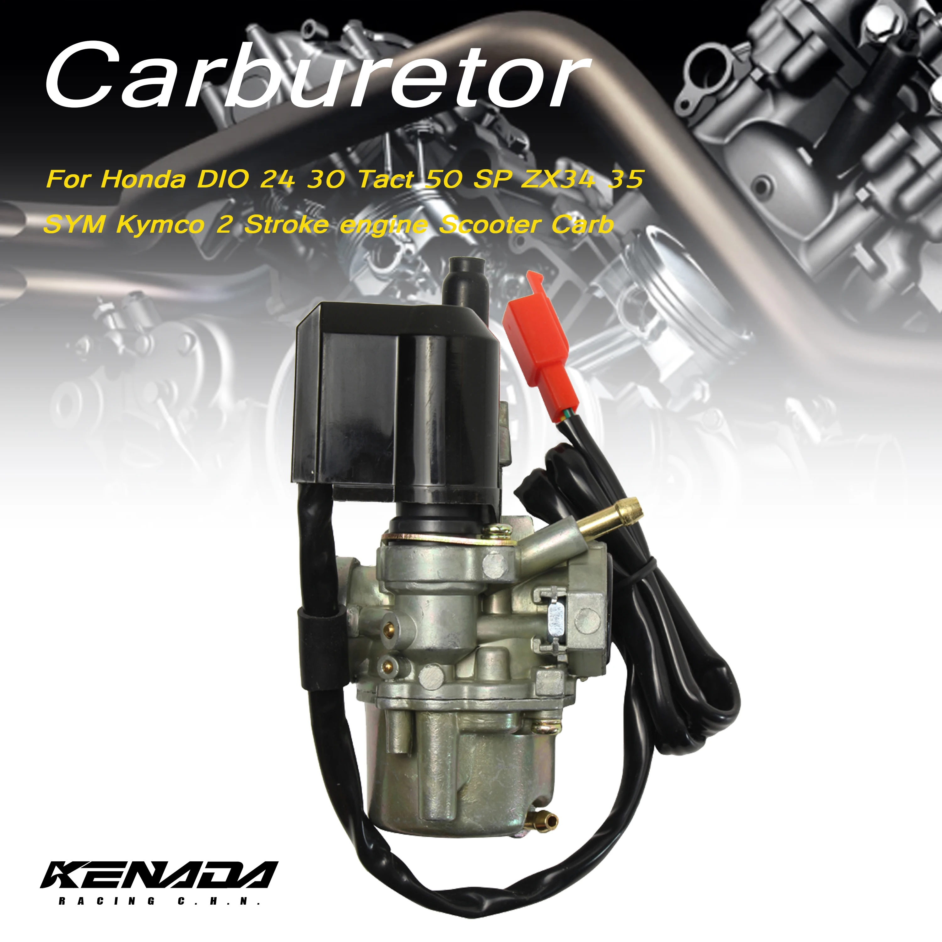 

Carburetor Dio 50cc 17mm For Honda DIO 24 30 Tact 50 SP ZX34 35 SYM Kymco 2 Stroke engine Scooter Carb