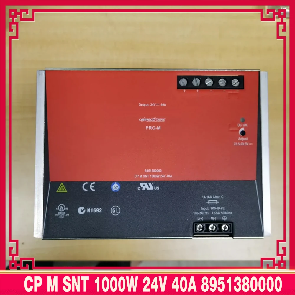 

Для Weidmuller CP M SNT 1000W 24V 40A 8951380000 источник питания