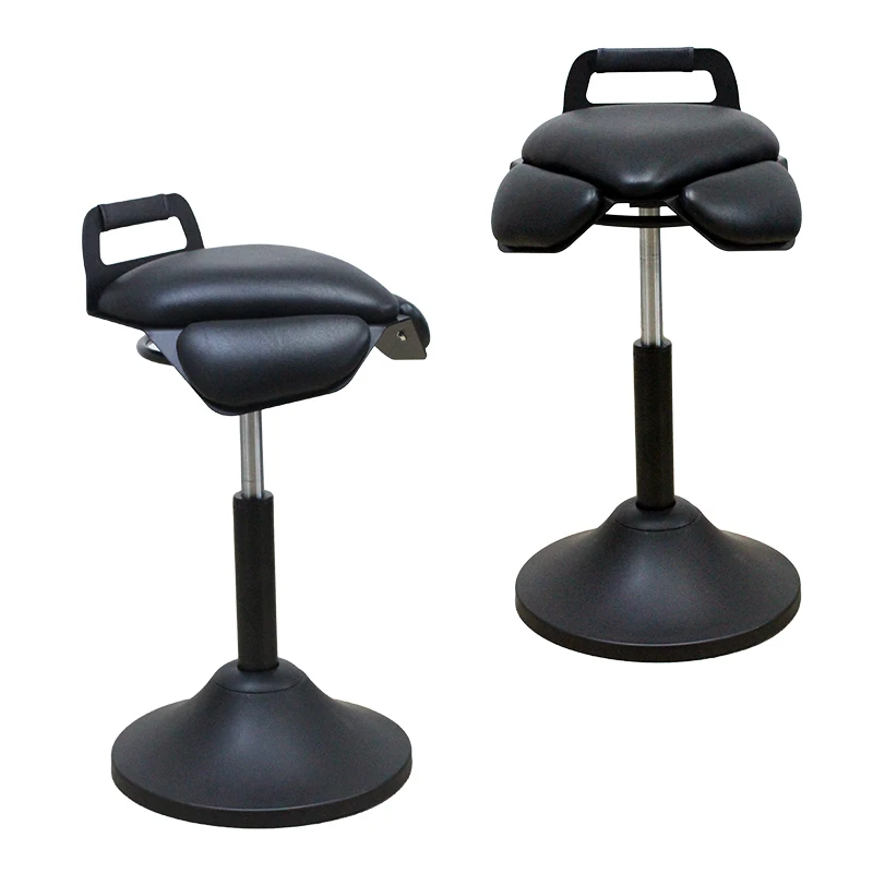 High Quality Modern Metal Rocking Barber Chair with Beauty Nail Stool and Bar Lift for Living Room Use