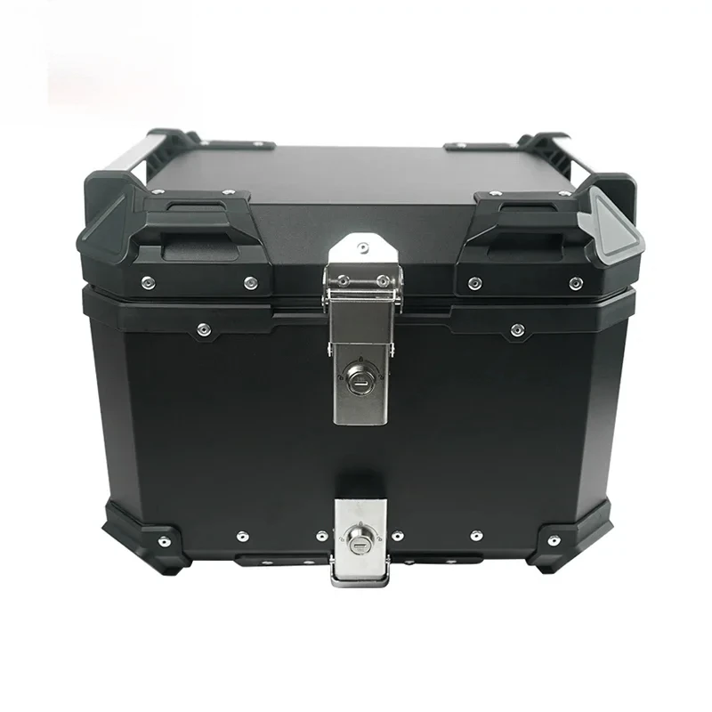 

Factory Hot Selling 45L Black Cer Box Aluminum Alloy Top Motorcycle Tail