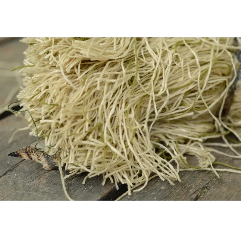 Hilos ghillie tácticos camuflados de yute para reparación DIY - imagen 4