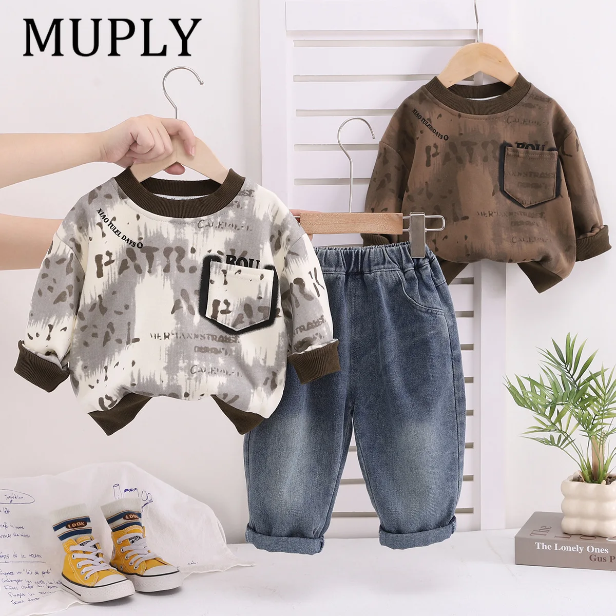 New Autumn Baby Clothes Suit Children Boys Casual T-Shirt Pants 2Pcs/Sets Toddler Girls Clothing Infant Costume Kids Tracksuits