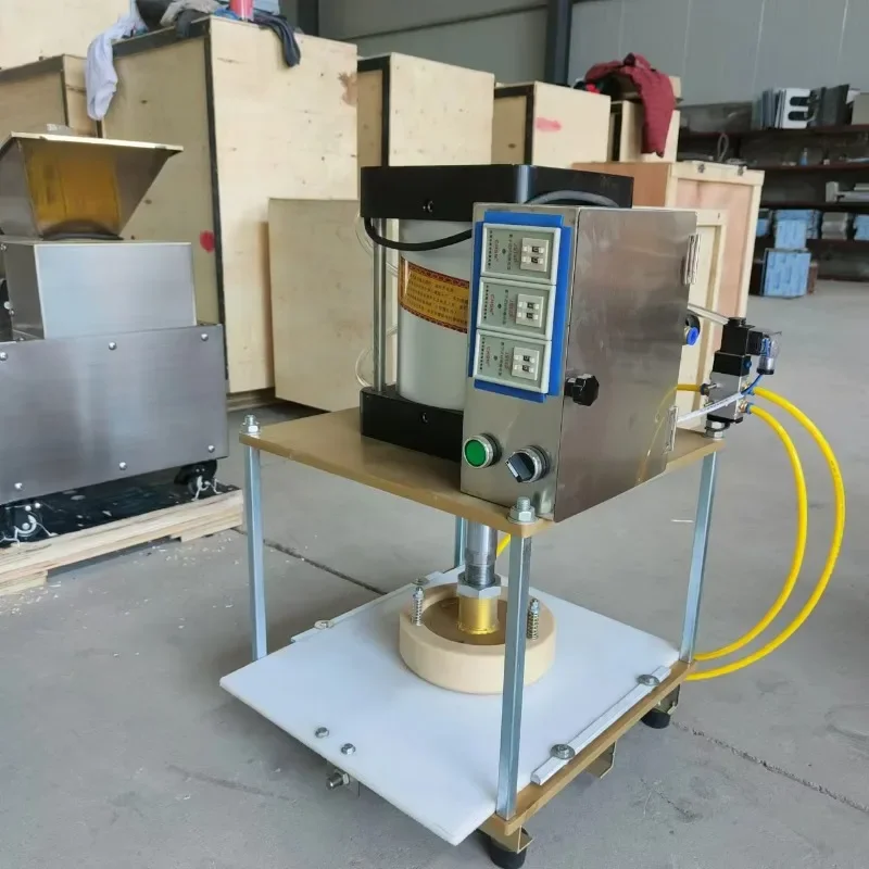 Arabic Bread Pizza Base Pressing Machine/ 30cm Round Pancake Naan Sheet Making Machine