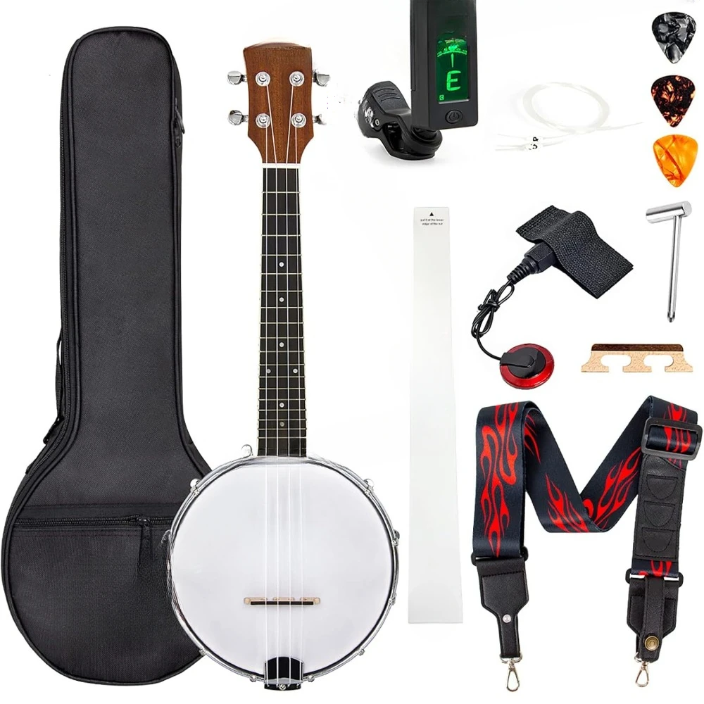 with Bag Tuner Strap Strings (Pickup Picks Ruler Wrench Bridge)