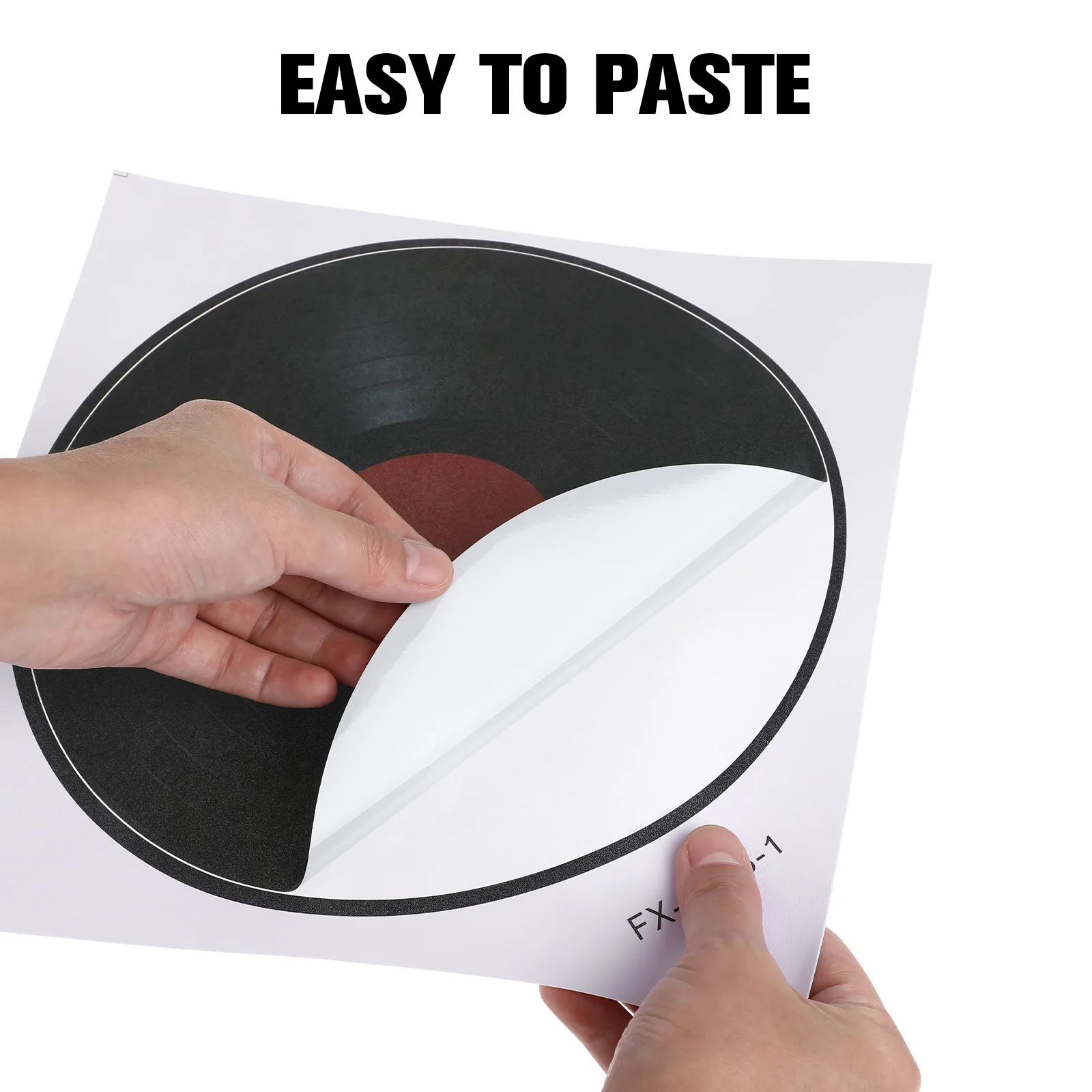 8Pcs Vinyl Record Wall Stickers Retro Decor Decals Artistic Home Cafe Bar Decoration Aesthetic records sticker
