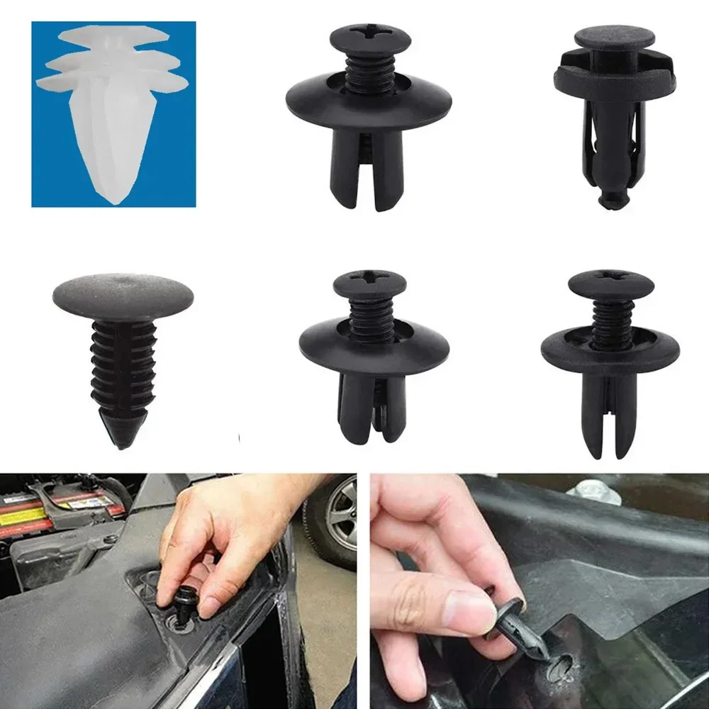 Auto Fastener Clip Mixed Car Body Push Retainer Pin Rivet Bumper Door Trim Panel Fastener Kit Car Clips Box or Bag packaging image 5