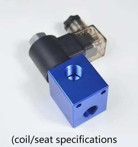 Hai Vị Trí 2 Chiều DHF08-228 2 Chiều Cắt Kiểu Trả Về Điện Từ Thủy Lực Hộp Mực Van Hướng SV08-28 2NCSP