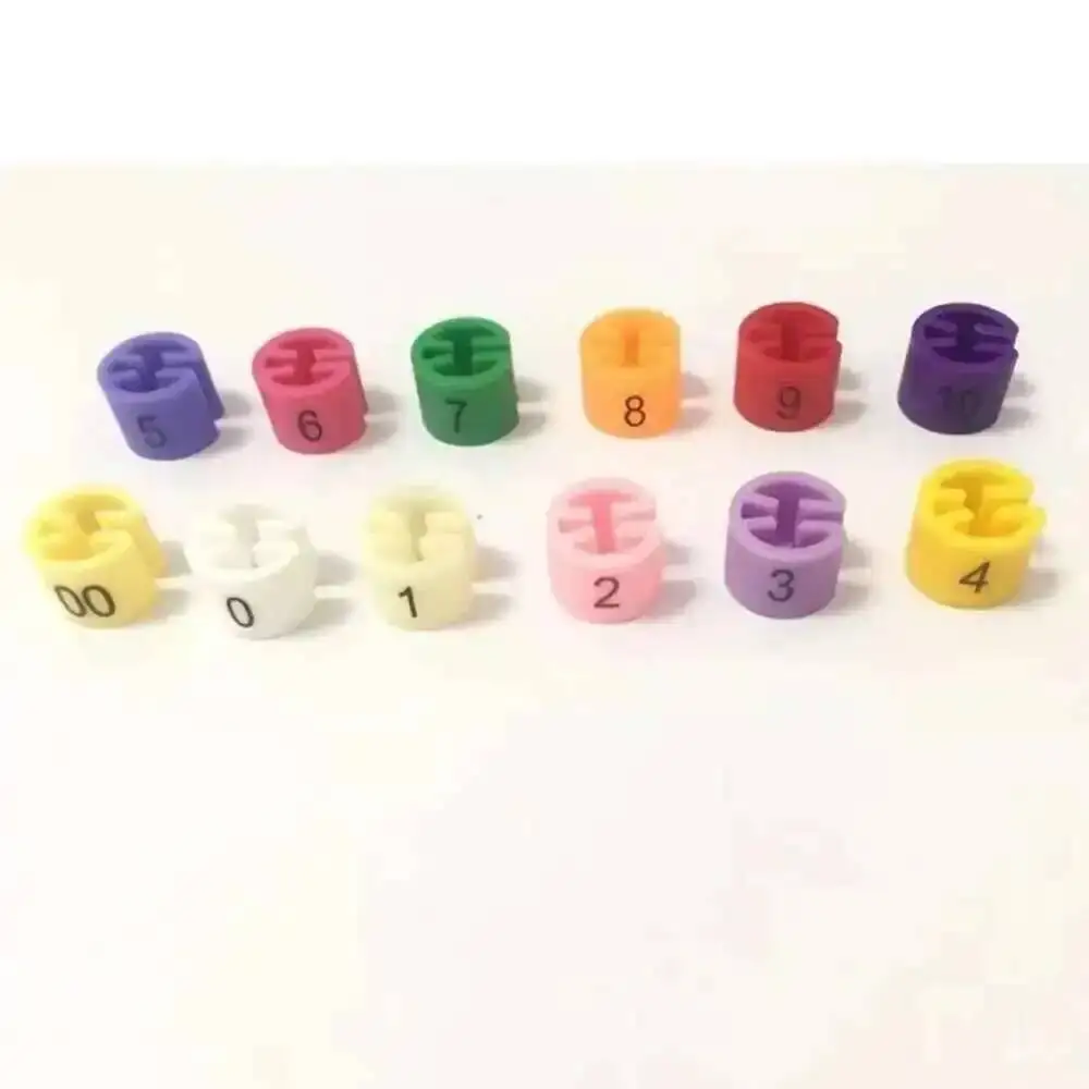 Plastic Size Circle For Coat Hanger Sizer Marker Ring Garment Pants Size Number Beads Clip Buckle Size Snap Number Cube