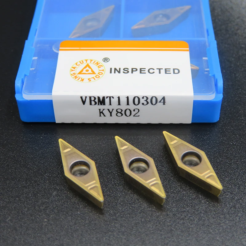 VBMT110304 Externes Drehwerkzeug Hartmetall-Einsatz für Stahlbearbeitung CNC-Drehmaschine Qualitäts-Schneidwerkzeug – Detail 3