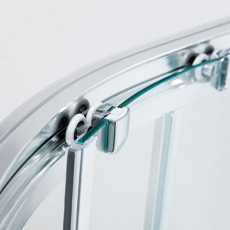 Sannora Bathroom Tempered Glass Shower Door Curved Integral Enclosure Wet and Dry Separation Partition Direct Sales