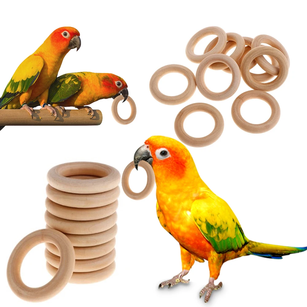 10Pcs Interactive Rattan Balls Parrot Toys Parrot Chewing Bite Toy Brass Bird Training Whistle for Parakeet Budgie Bird Supplies