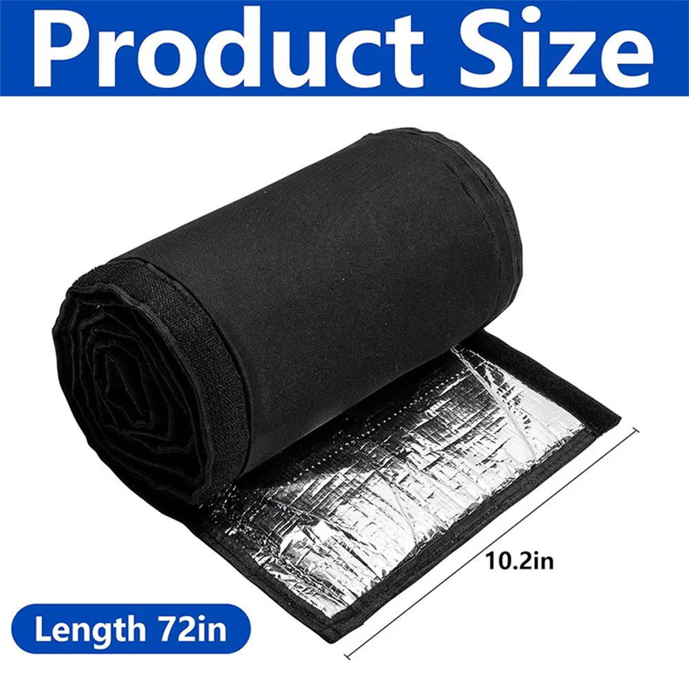 UV Resistant Outdoor AC Hose Insulation Sleeve 3 Layer HVAC Copper Pipe Insulation Cover Protector 600D AC Duct Insulation Wrap