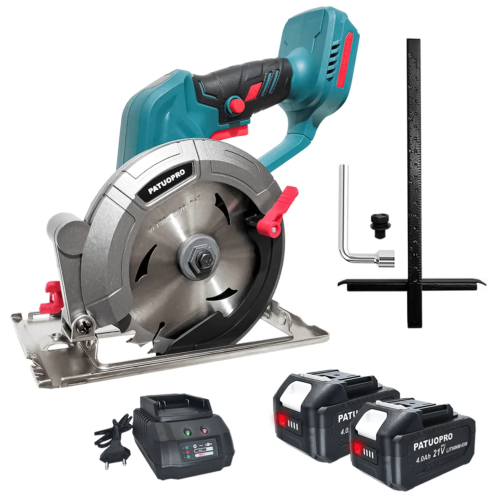 PATUOPRO 150mm Brushless Electric Circular Saw 6 Inch Cordless Handheld Electric Saw Wood Cutting Machine For Makita 18V Battery