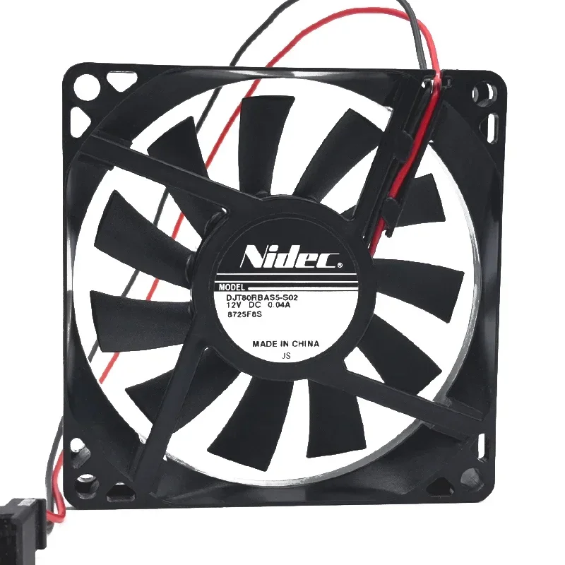 P 80*80*15 مللي متر صامت Nidec الهيدروليكية DJT80RBAS5-S02 8015 12 فولت 0.04A ثلاجة مروحة تبريد مدمجة #2