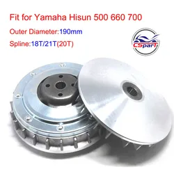 20T 21T Variator Clutch Assembly Kit for 2002-2012 Yamaha Grizzly Rhino 550 660 700 4x4