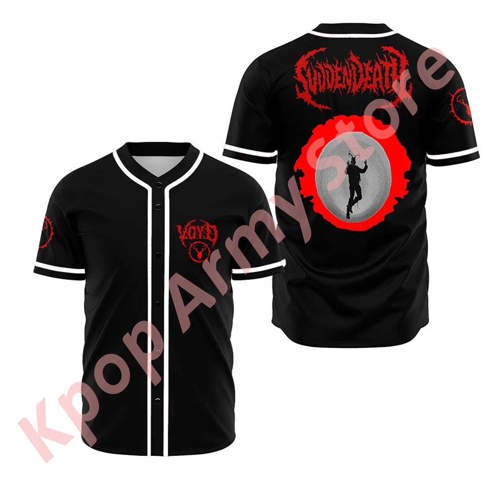 

Svdden Death Merch Baseball T-shirts Summer Women Men Fashion Casual New Logo Short Sleeve Tee