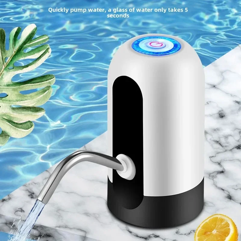 Water Bottle Pump 5 Gallon USB Rechargeable Automatic Drinking Water Portable Electric Water Dispenser Switch Drinkware Kitchen