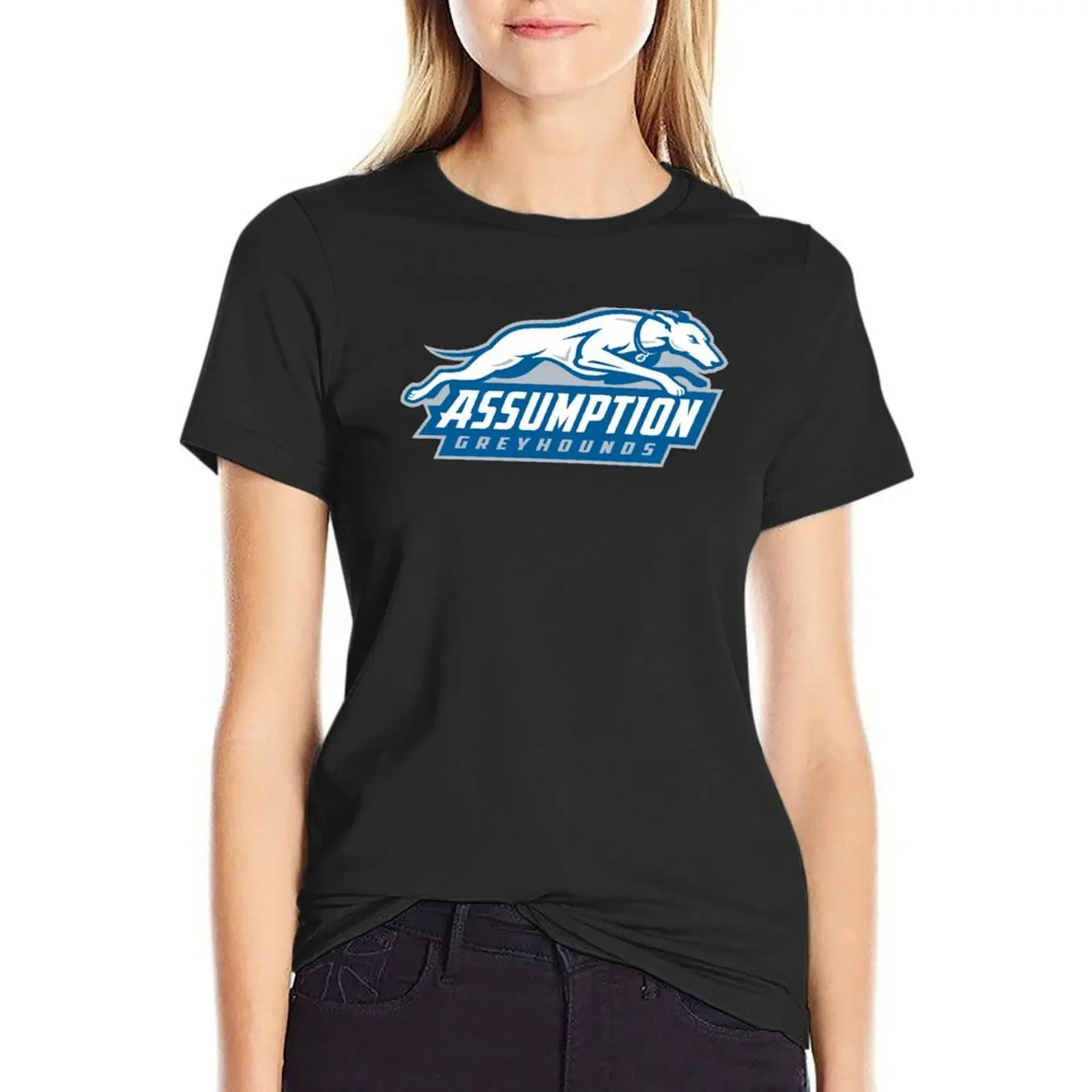 Assumption blues fans T-Shirt animal print shirt for girls tops t-shirts for Women cotton