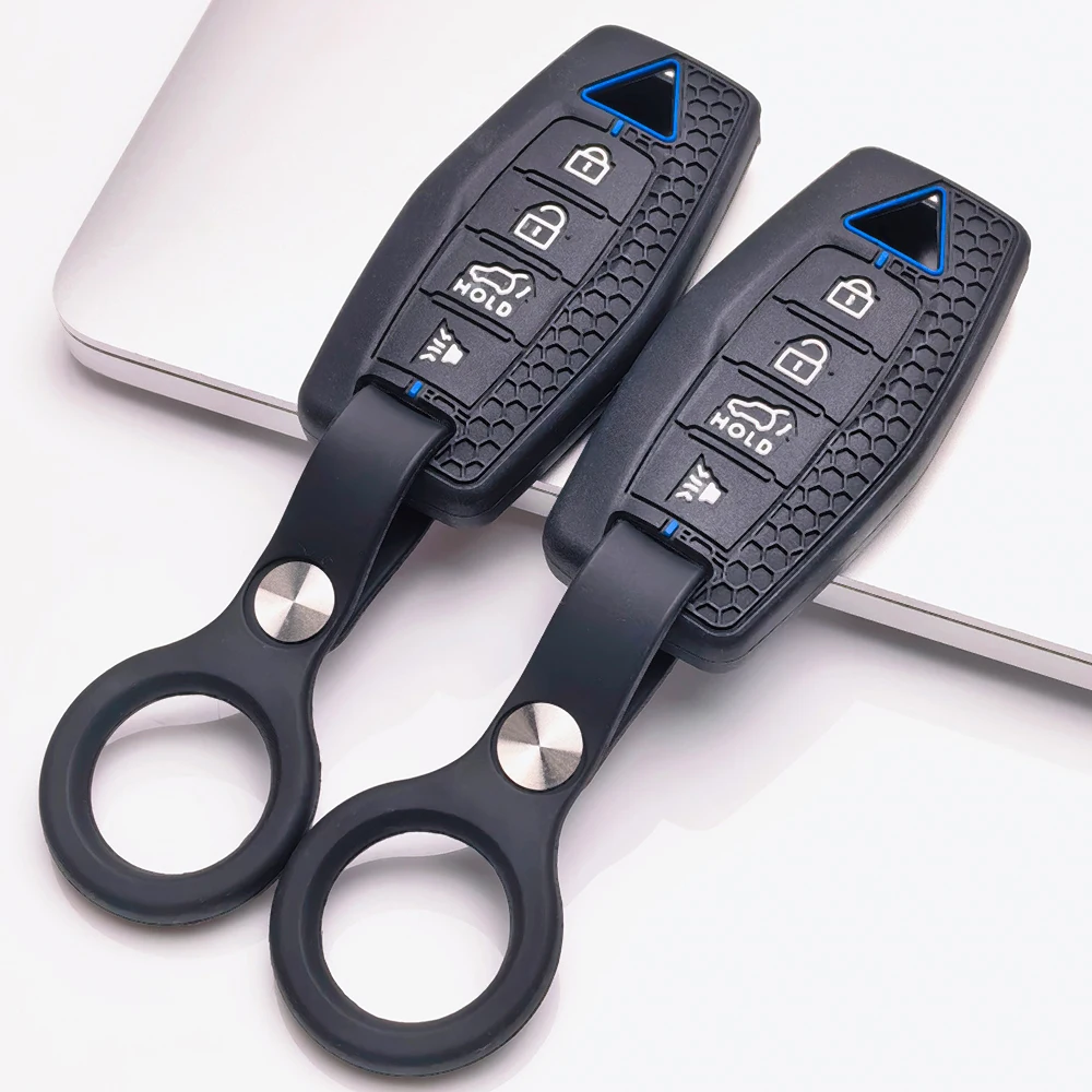 For Mitsubishi Lancer Outlander Key Cover With Finger Loop Full Coverage Stylish Durable Soft Touch