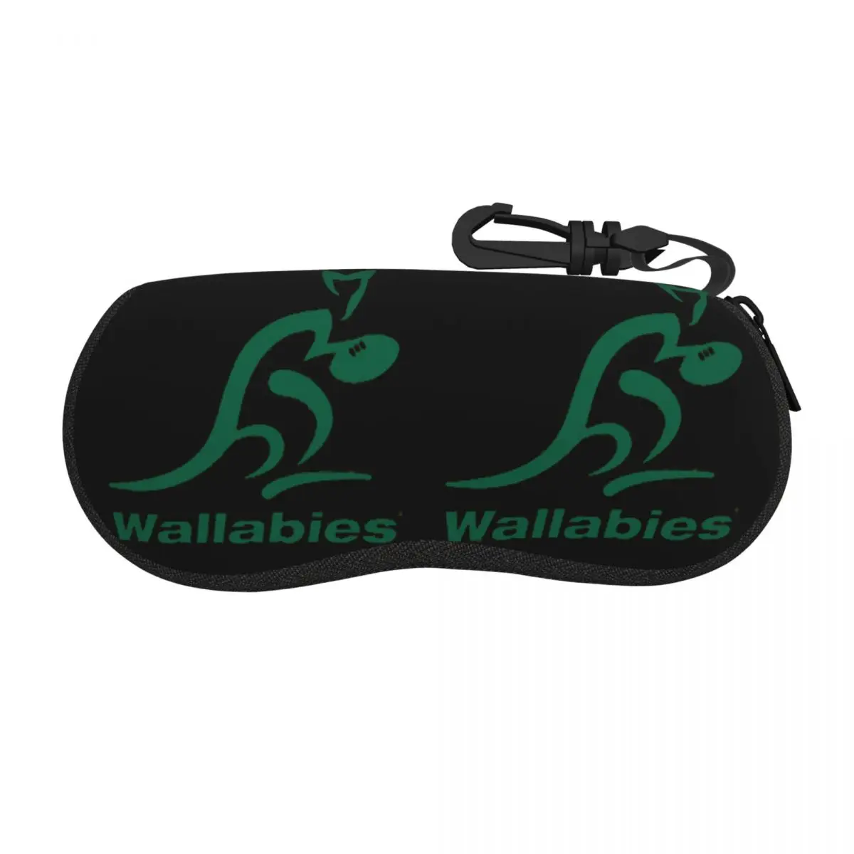 Australia Rugby Wallabies Yellow Wallaby Shell Glasses Case Protector Sunglasses Box Women Men Soft Eyeglasses Bag Pouch