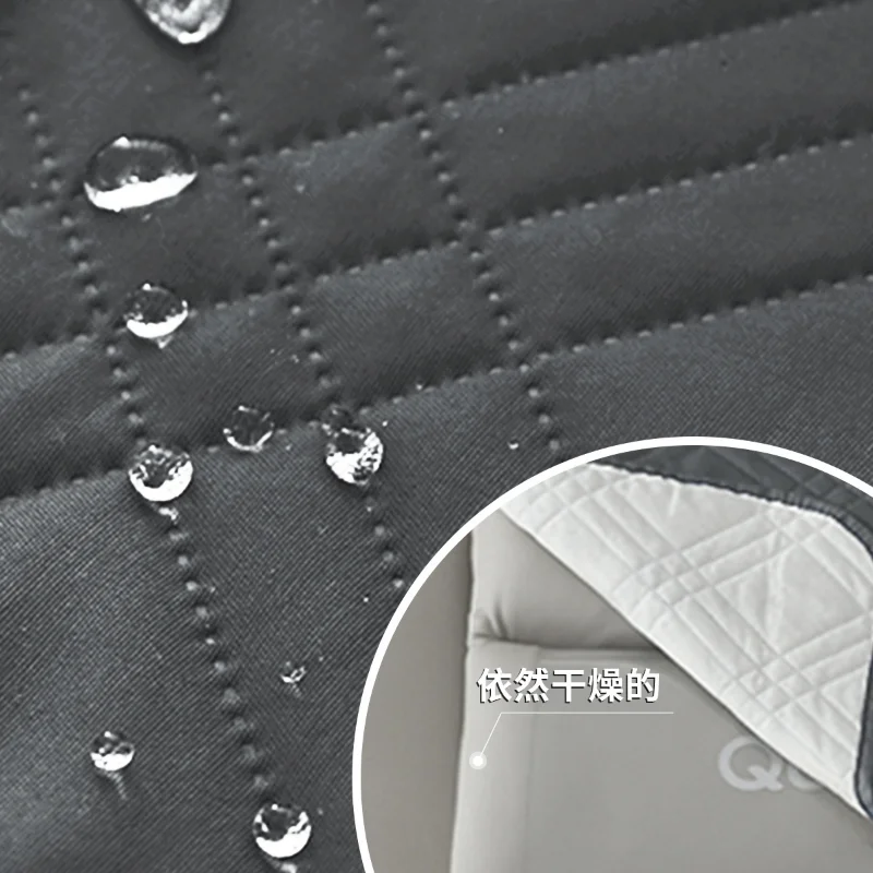 3 Seat Non-Slip Grid Pattern Waterproof Recliner Sofa Cover Couch Cover with Straps, Washable Reclining Sofa Cover for Kids Pets