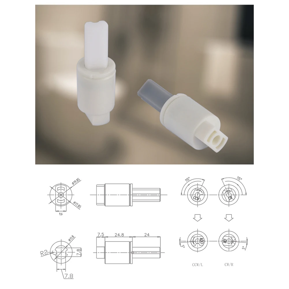 Toilet S-eat Rotary Damper Hydraulic Soft Close Rotary Damper Hinge Toilet Lid Hinge Toilet Cover Mounting Fixing Connectors