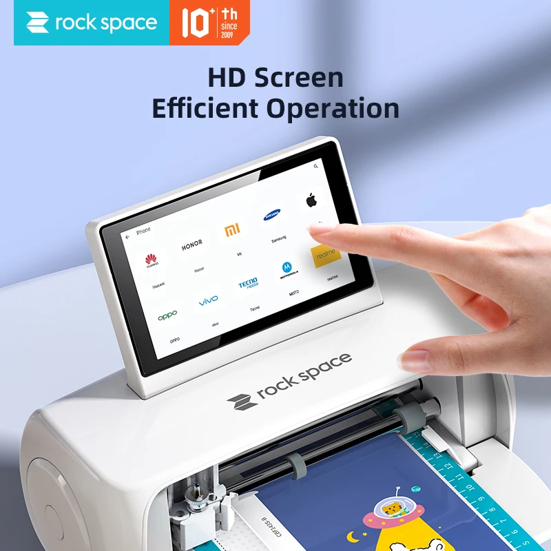 For Screen Protector & Phone Sticker Cutting Machine With HD Display 5.5 Android Touch Panel For Smart Watch & Camera