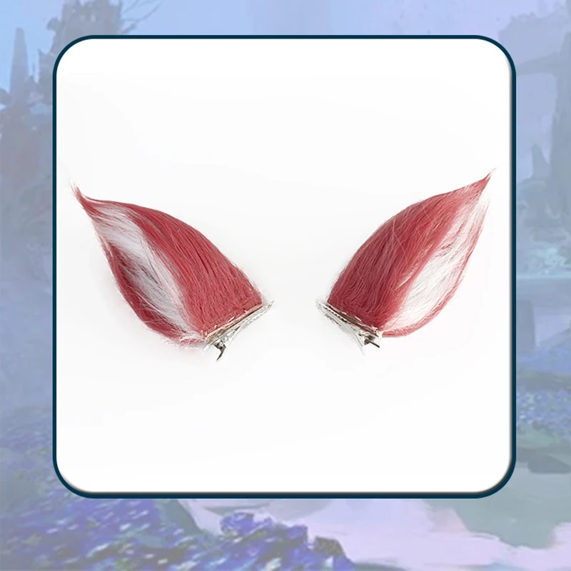 Final fantasia cosplay graha tia perucas com clipe de orelha cabelo feminino graha tia traje resistente ao calor cabelo sintético festa + peruca boné