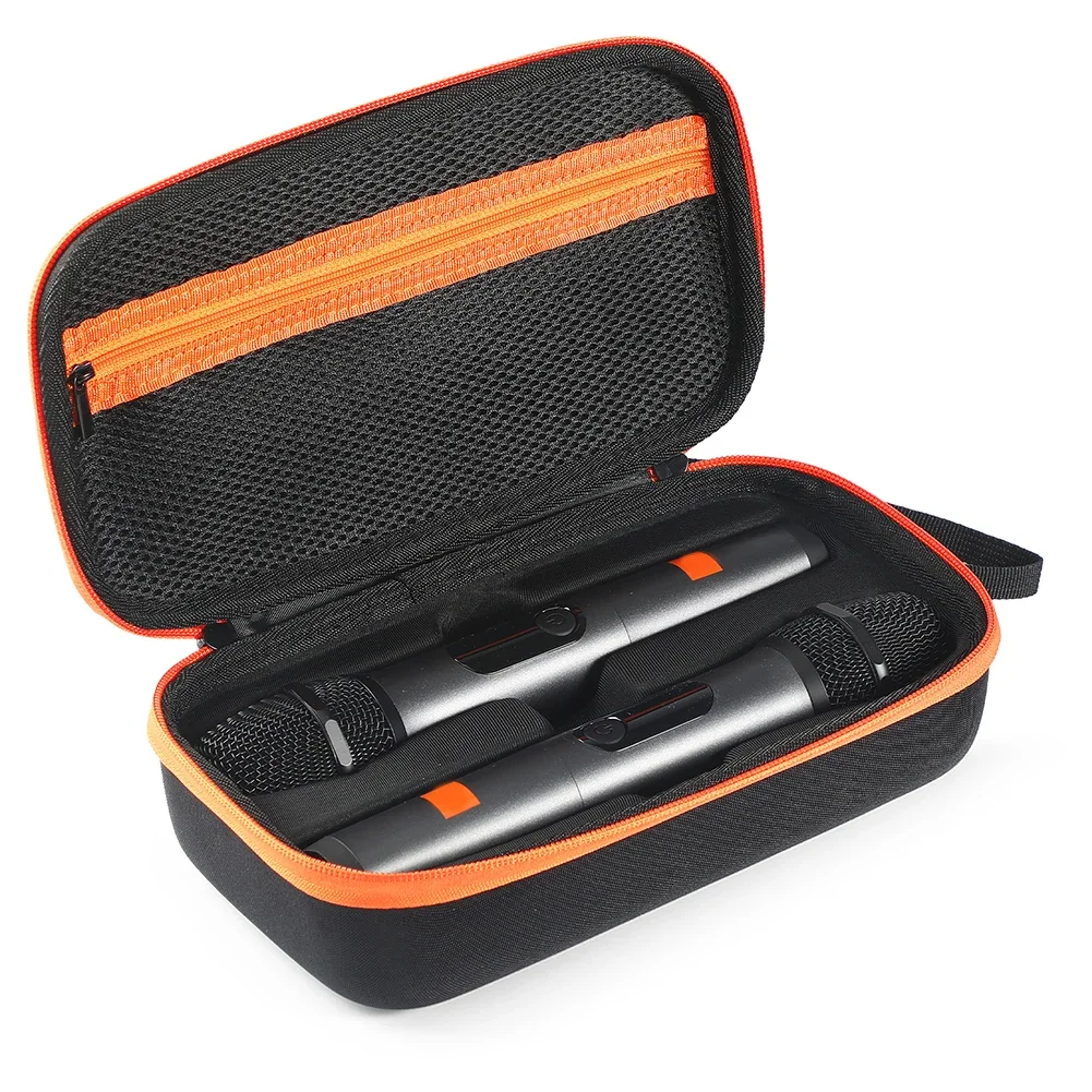 

For PartyBox Wireless Mic Portable EVA Bag Wireless Microphone Case Daily Use Travel Compact And Secure Storage