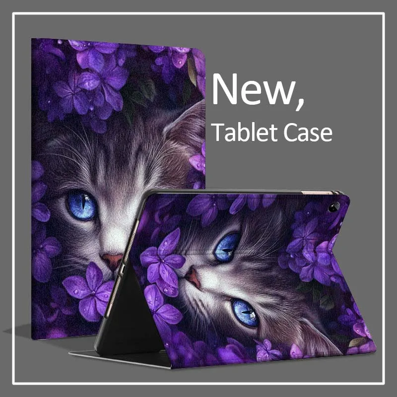 

Butterfly Cat Art Flower For Vivo IQOO Pad Pad2 Pad3 Pad5 Air SE Pro 11 11.5 12.1 12.3 13 inch Foldable Cover Tablet Case