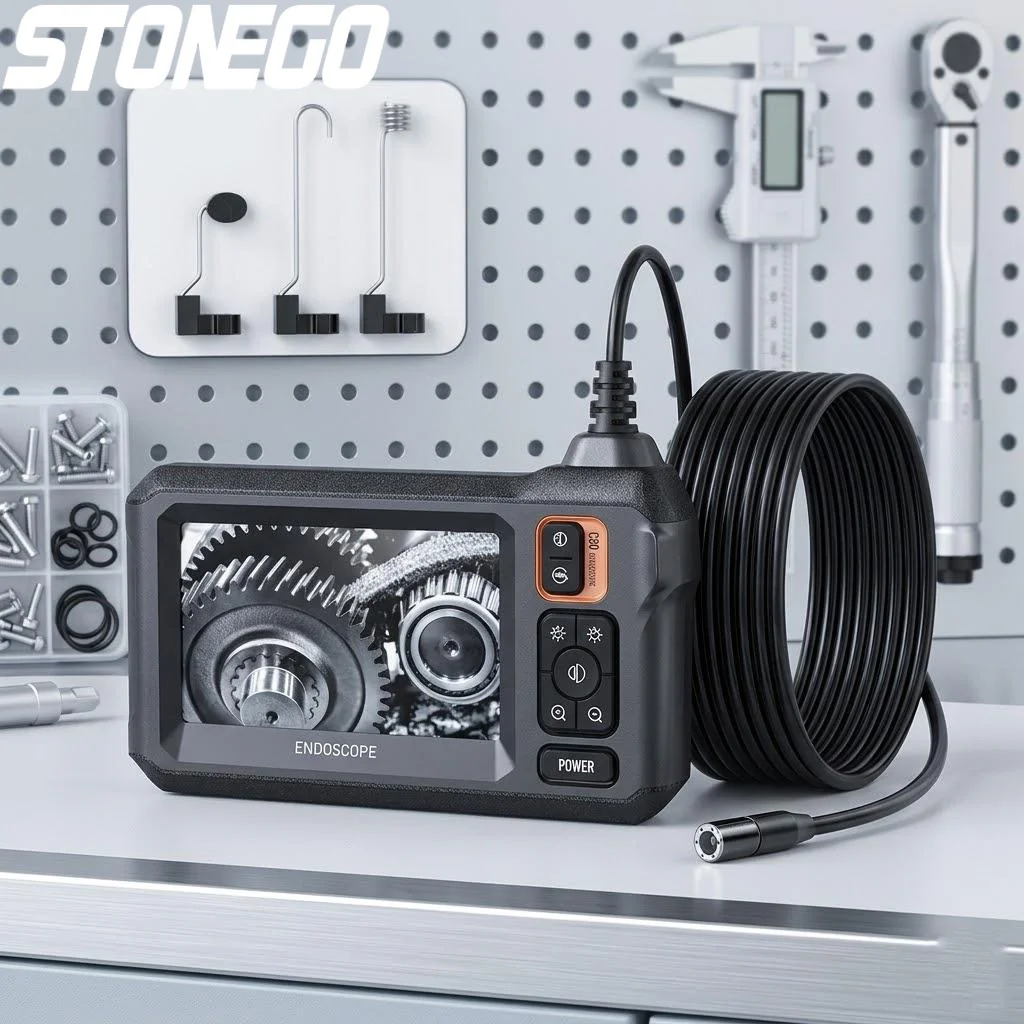 

WiFi Endoscope 1080P HD 5m 10m Cable Dual Camera 2600mAh Auto Pipeline Inspection Tool Automotive Diagnostic Tool