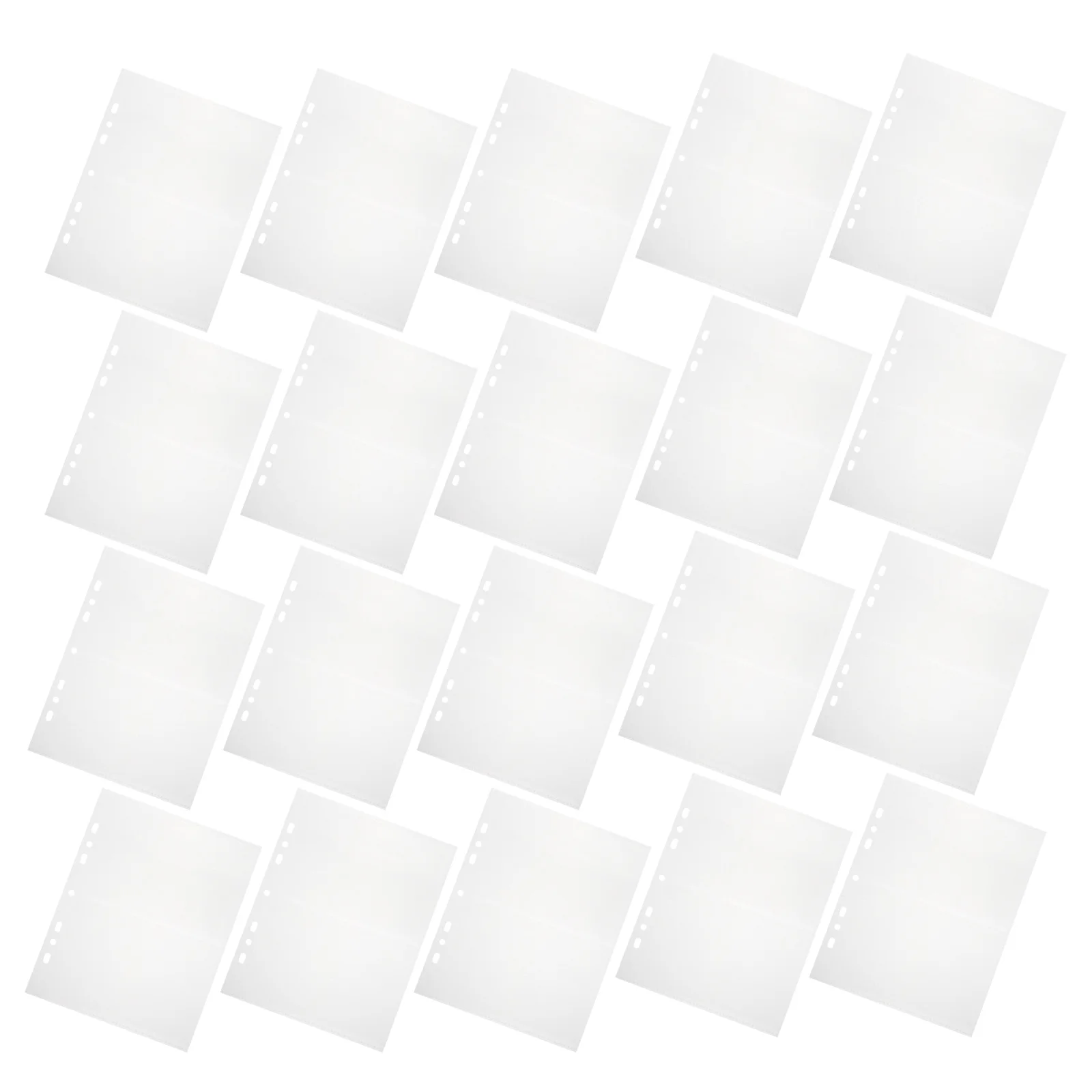 

Вставки для папок формата А5, прозрачные пластиковые карманные рукава с 7 отверстиями для фотоальбома, сменные страницы, органайзер для документов, папка с вкладышами