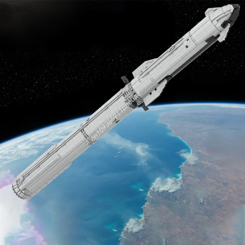 

3603pcs MOC SpaceX Starship & Super Heavy Saturn V Scale Space Building Blocks Christmas Gift Creative DIY Model Ideal For Kids