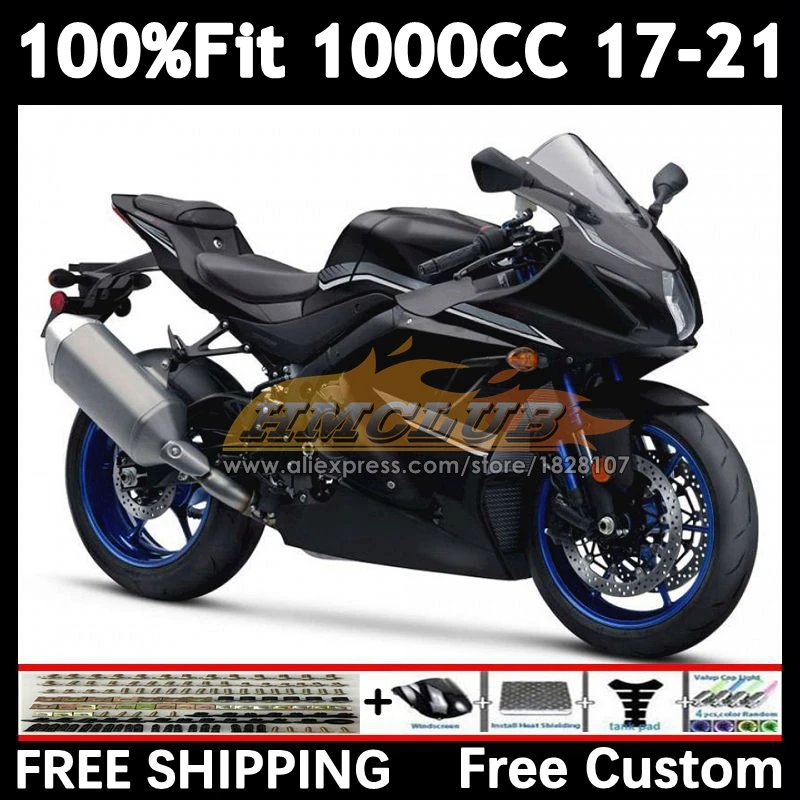 Body For SUZUKI GSX-R1000 matte black GSXR 1000 2017 2018 2019 2020 2021 32No.197 GSXR-1000 K17 GSXR1000 17 18 19 20 21 Fairing