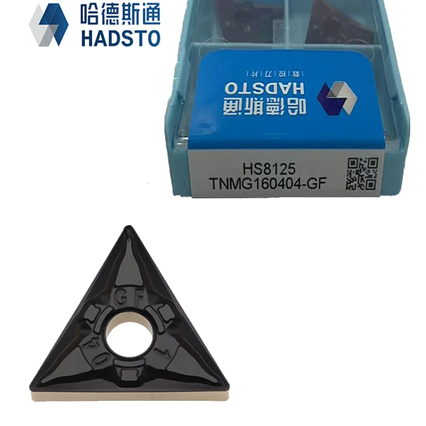

TNMG160404-GF HS8125 TNMG160408-GF HS8125 TNMG331 TNMG332 TNMG160404 TNMG160408 HADSTO CNC carbide inserts Turning tools inserts