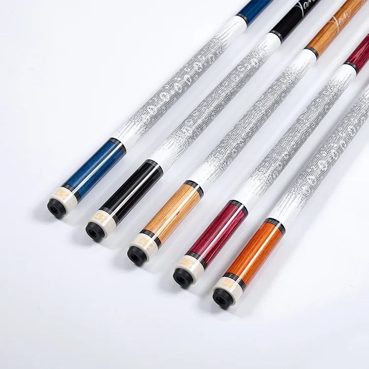 

High Quality Factory-Made Carbon Fiber Pool Cue Shaft Quality Leather Grip Low Deflection Single Cue Hot Snooker Billiard Cues