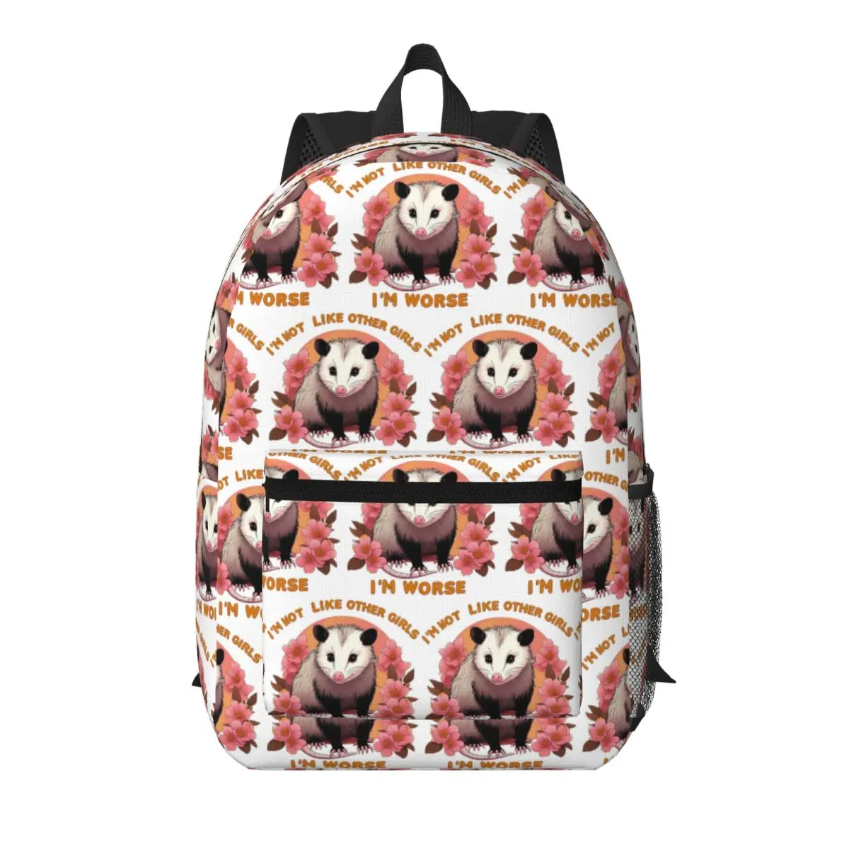 

I'm Not Like Other Girls, I'm Worse Possum Student Backpack School Bag Hiking Travel Daypack for Men Women Bookbag Shoulder Bags