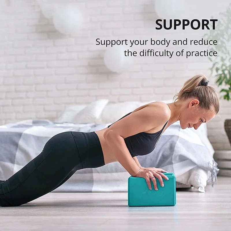 Yoga Building Blocks Cubes Pilates Bricks Reinforcement Mats Sports Yoga Supplies Exercise Home Exercise Equipment Fitness Eva