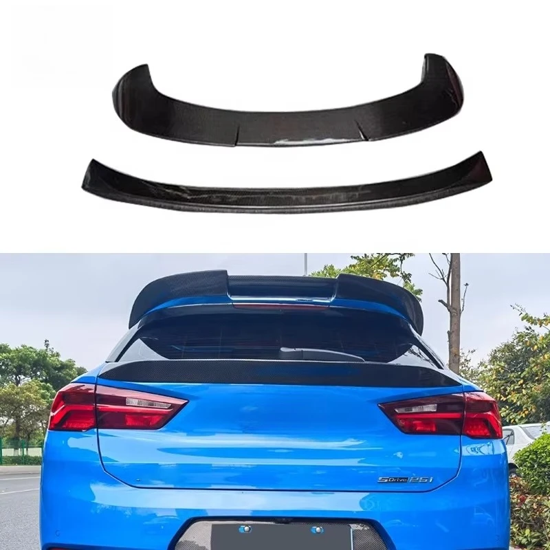 

High Quality Real Carbon Fiber Rear Spoiler Back Trunk Tail Wing for X2 F39 2018-2022 Car Spoilers