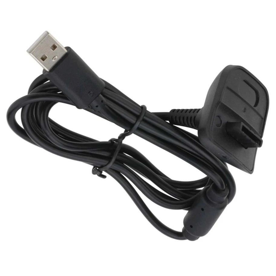 1.5m USB Charging Cable Joystick Power Supply Charger Cord Wire for Xbox 360 Wireless Controller Gamepad