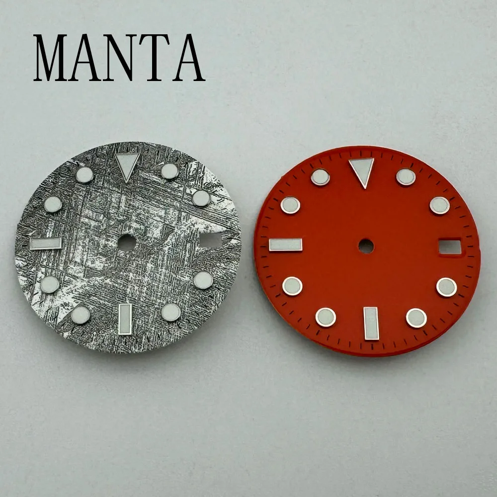 マンタ-ムーブメントウォッチに適合した滅菌ダイヤル、nh35、28.5mm、時計部品