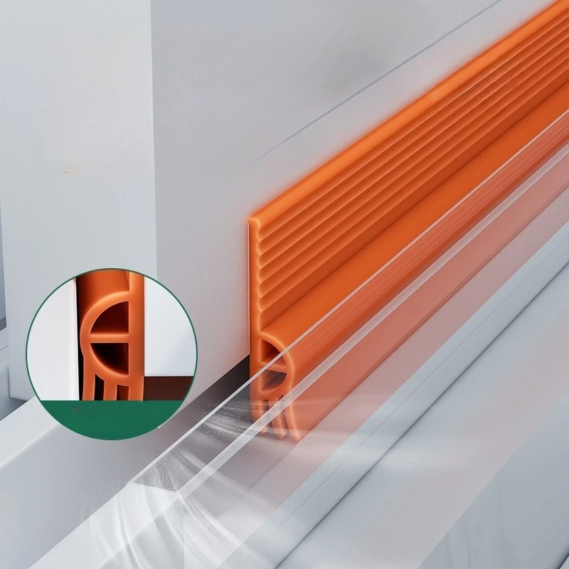 

2m Self Adhesive TPE Weatherstripping for Doors Windows Windproof Waterproof Soundproof Dustproof Install Door Window Seal Strip