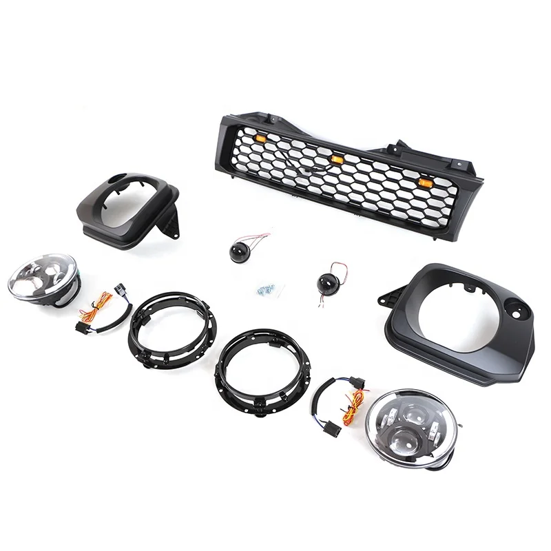 4x4 Off Road Auto Parts Car Accessories Conversion Retro-Mod Front Grille Body Kit Fit For Suzuki Jimny 2007-2011