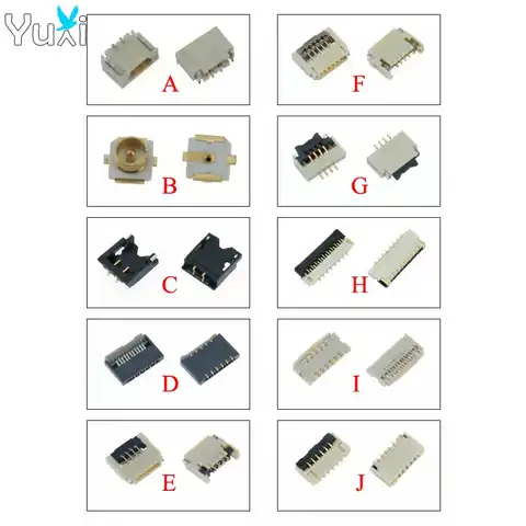 YuXi 1pc 왼쪽 오른쪽 마더 보드 PCB 보드 플렉스 케이블 클립 스위치 NX 조이 콘 콘솔 컨트롤러 FPC 커넥터 용 리본 소켓