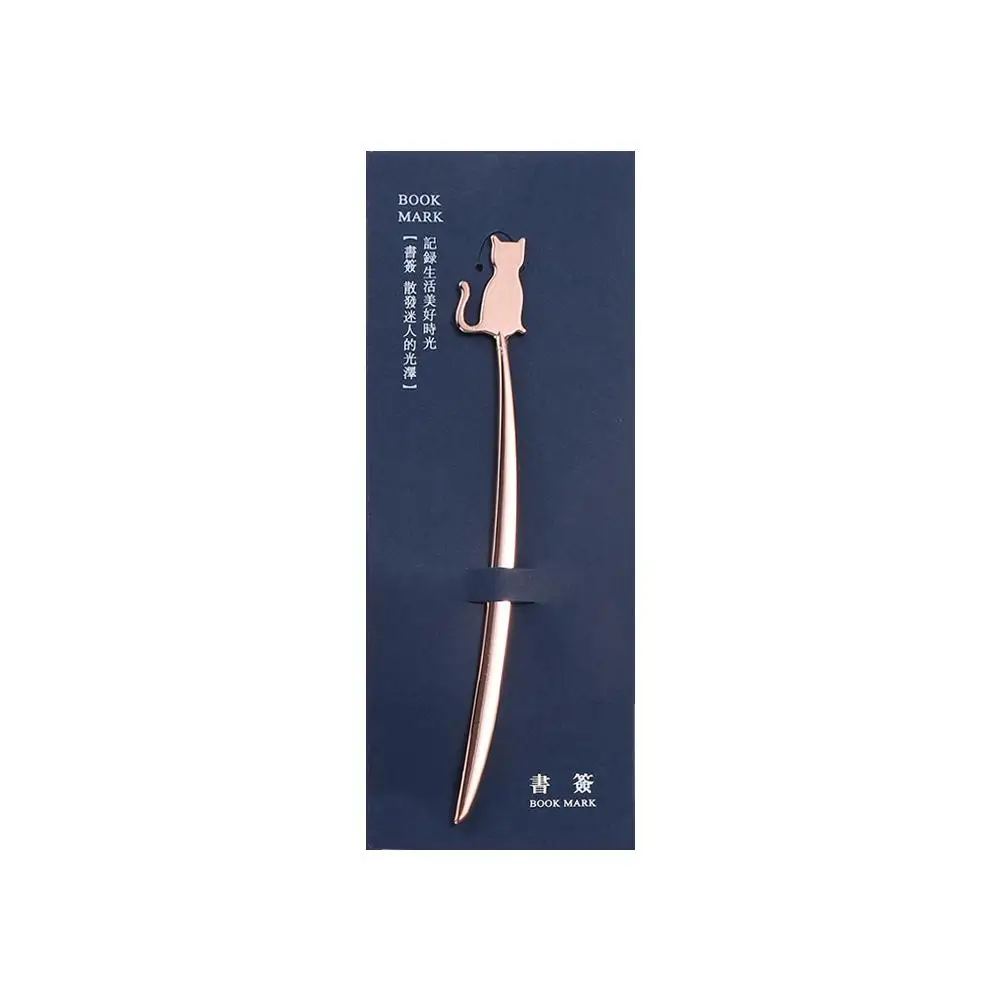

Office Supplies Creative Cat Page Folder Bird Rose Positioning Clip Bookmark Alloy Bookmark Book Clip
